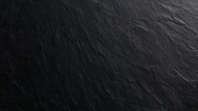 Black Slate Stone Texture Background with Copy Space