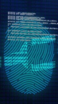 Digital fingerprint security system