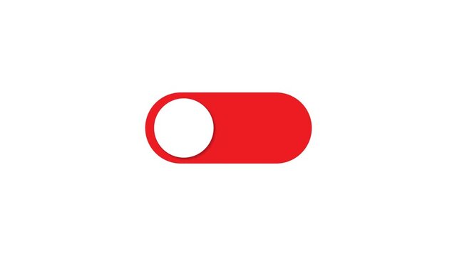 Animated On Off Toggle Button with Smooth UI Switch Transition