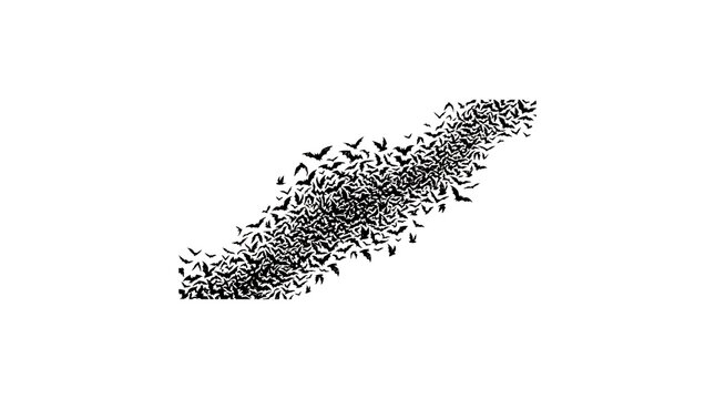 Isolated abstract brushstroke texture a versatile design element on a clear transparent background for creative projects