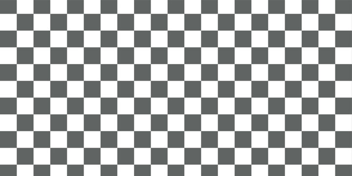 PrintTransparent grid seamless pattern background. Grey and white checkboard background. Abstract checkered chessboard. Vector element. Retro psychedelic checkered wallpaper