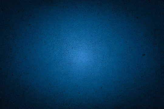 Dark blue concrete wall background - grunge texture