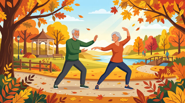 autumn in the park