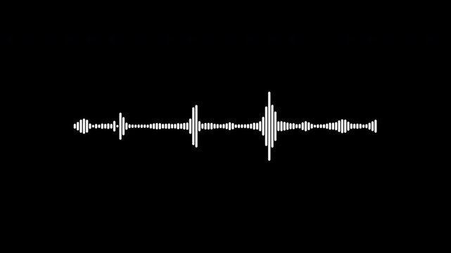 Copper bronze audio spectrum waveform visualizer, warm sound wave frequency bars pulsing rhythm, rich electronic music equalizer loop effect black screen background 4K 30fps Apple ProRes