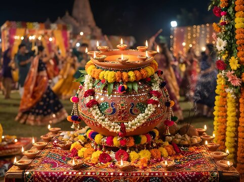 Navratri Garba Pot