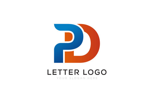 PD Letter PD Logo Icon Design Vector