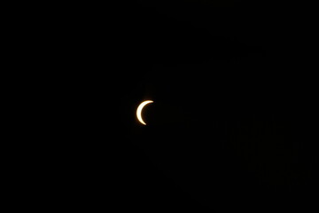 Eclipse de Sol en fase parcial en España 2026 © Oscar Martín