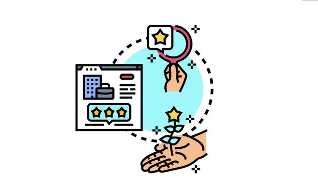 Vector depicting an intricate process of evaluating and nurturing employee progress, focusing on positive feedback and skill enhancement for improved workplace morale and success
