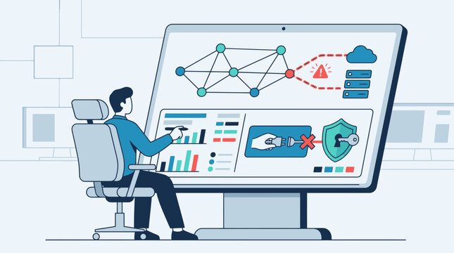 Security Specialist Revoking Risky Cloud Access Permissions