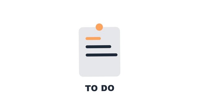 To Do List Task Management on Green Screen