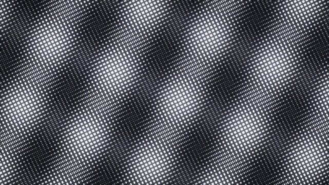 Moire Pattern Optical Interference Bands from Two Sliding Line Grids Seamless Loop in calm silver tones