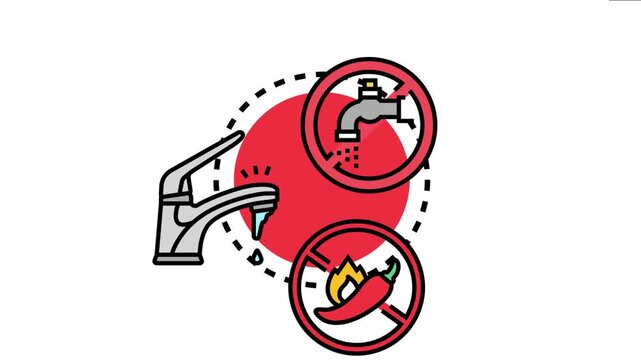 Boil water precaution advisory concept communicating important public health instructions for safety, clean water, and hygiene due to potential contamination requiring purification