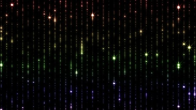 Background of blinking golden led lights - Seamless loop 4k	
