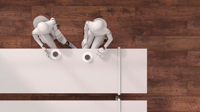 Robot , 3d rendering