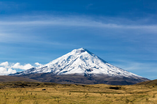 South America, Ecuador, Andes Volcano Cotopaxi, Cotopaxi National Park