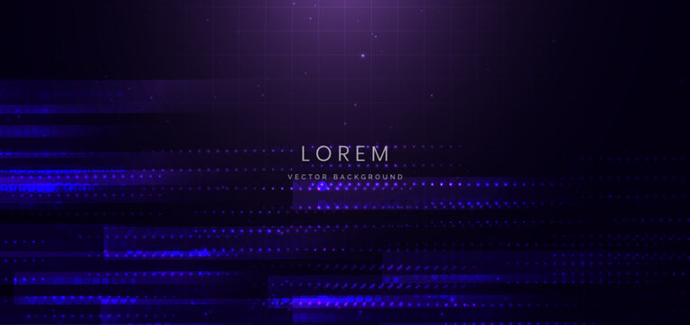 Abstract futuristic technology background featuring colorful neon light trails.