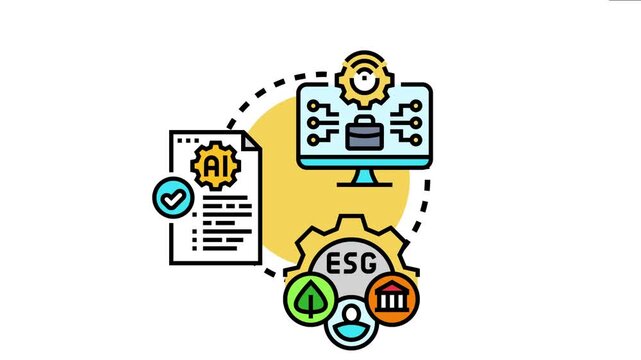 Board governance standards concept representing strategic management, oversight, and ethical decision making processes within an organization, integrating esg principles and ai technology
