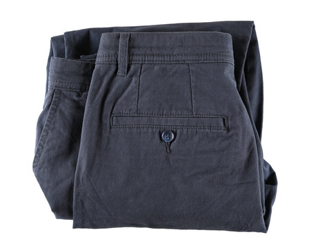 Men's trousers isolated on white, clipping path, design element