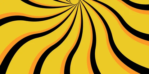 Fototapete 3D Pattern with optical illusion. Abstract striped background.  © Maimun