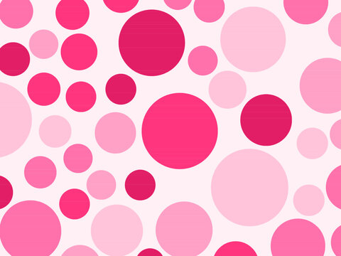 Abstract Packed Bubbles Contemporary Pattern Background