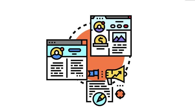 Blog publishing process creating online content, managing web pages, promoting articles, and monetizing digital publications for engagement and business growth
