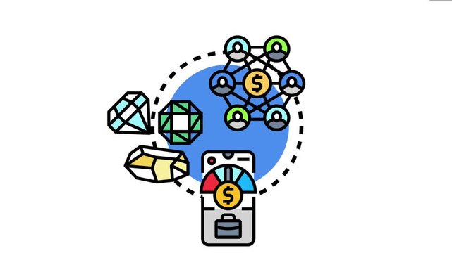 People connecting in a decentralized network while earning digital assets through mobile gaming