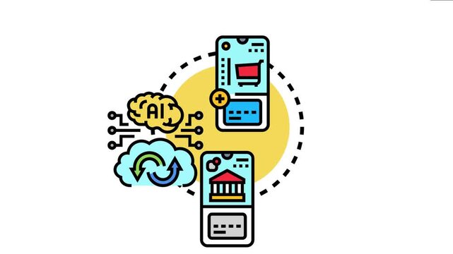 Application interface displaying a peer to peer digital transaction supported by artificial intelligence and cloud computing for secure, transparent financial services and decentralized lending