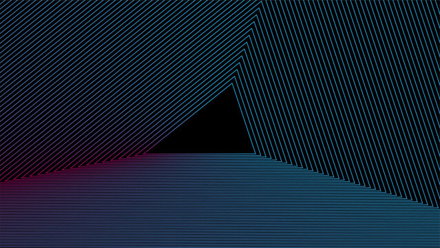 Abstract line art with a soft bluish pink gradient background