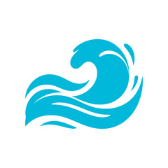 Naklejka premium Clean flowing water stream vector illustration featuring smooth natural curves and dynamic fluid movement. Perfect for water conservation, nature, environment, hydration, wellness, spa, sustainability