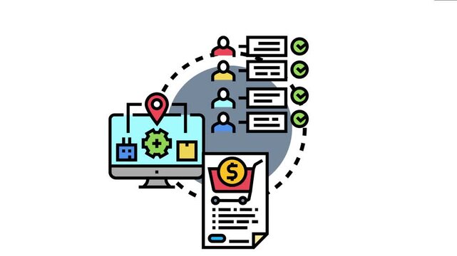 Students learning through microlearning content delivered via an online management system, engaging with short course modules for skill development and educational progress