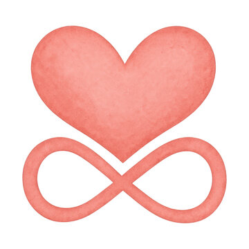 PNG Heart infinity symbol love