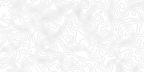 abstract white grid topography map hiking spiral texture. vector geographic contour mounted map wireframe background. © MST