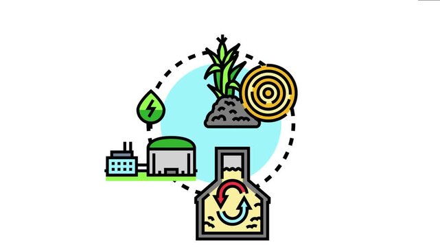 Biomethane generation process converting organic agricultural waste into clean energy and sustainable fuel, supporting a circular economy