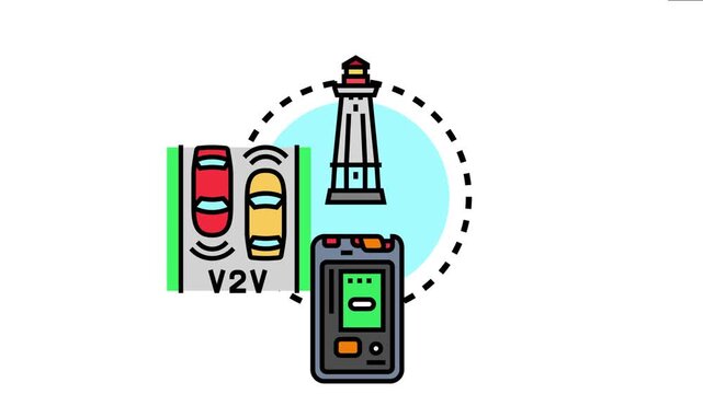 Vehicle to vehicle communication preventing road accidents, utilizing a navigation device and signal tower for driver safety