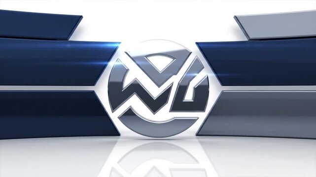 3d metallic logo reveal video editing for professional branding