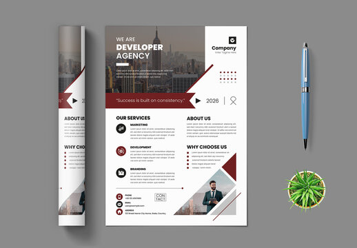 Business Flyer Design Layout