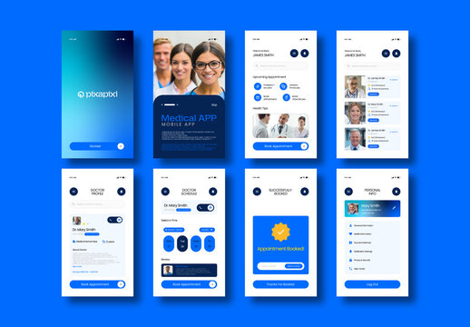 Medical Mobile App UI Kit