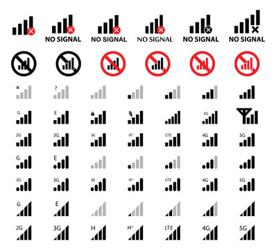 No signal icons set