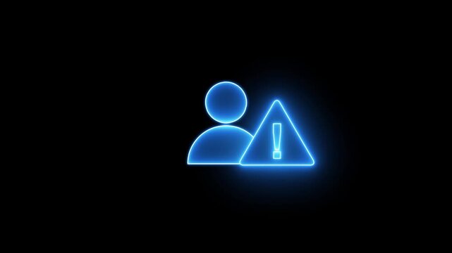 Warning icon representing alert, caution, error, and important notice. A clear visual symbol commonly used for system messages, safety alerts, notifications, and UI/UX interfaces.