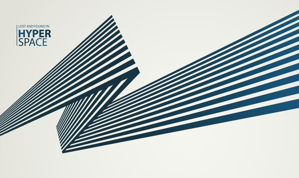 Perspective 3D lines in dynamic motion vector abstract background, optical illusion of speed and force, aggressive and insane wallpaper, modern graphics.