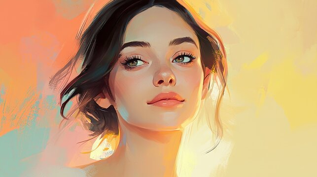 A woman with a knowing, gentle smile, sharing a secret or a quiet understanding with someone off-camera, soft, inviting light, medium close-up