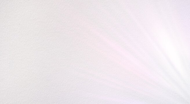Soft white and pale pink textured background with subtle radial light rays, creating an elegant minimalist backdrop for modern designs.