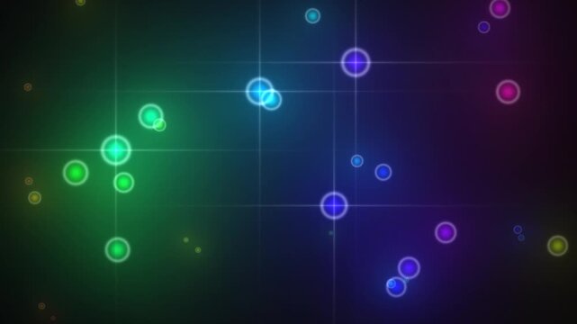 Abstract dark background featuring a digital film strip border design with a centered text placeholder for projects