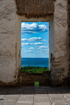 Borgholm castle on the island of Oland in Sweden