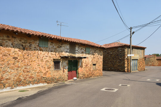 village of Otero de Bodas, La Carballeda, Zamora province, Castile and Le&oacute;n, Spain
