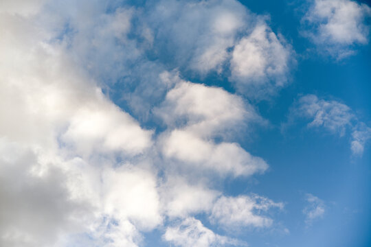blue sky with clouds