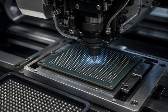 Ball Placement Machine Attaching BGA Solder Balls
