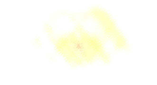 Abstract soft yellow and peach light effect isolated on white background