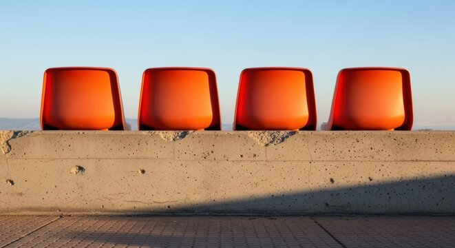 Stadium seats exterior 