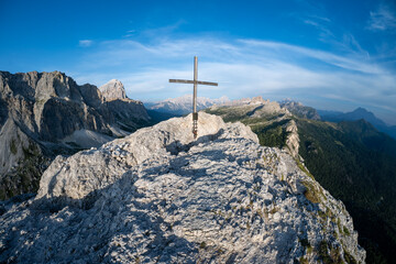 Sass de Stria, Veneto, Italy. It stands 2,477 meters high. During World War I, the area was the scene of fighting between Italy and Austria-Hungary. © Tomasz Warszewski